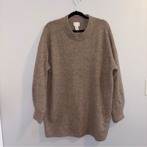 H&M Classic Tan Crew Neck Sweater
